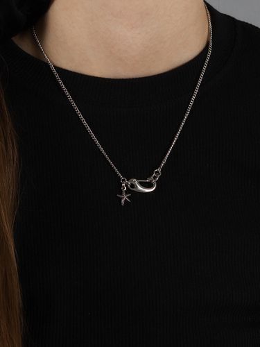 Starfish Drop Necklace - pearlymore - Modalova