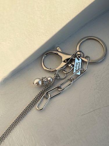 Little Snowman Chain Key Ring - pearlymore - Modalova