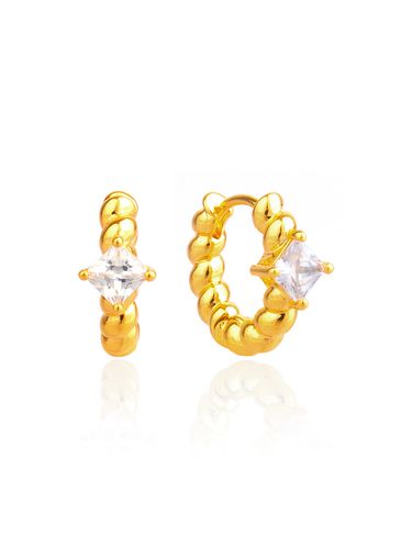 Lovely Cubic Twist One-Touch Earring - Shertz - Modalova