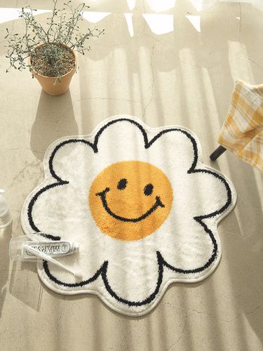 Smile Flower Soft Foot Mat - DECOVIEW - Modalova