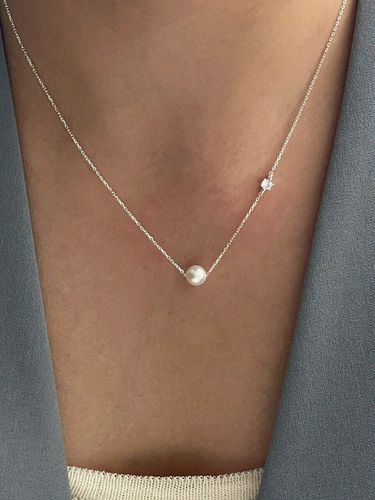 Silver 925 July Necklace - byweekend - Modalova