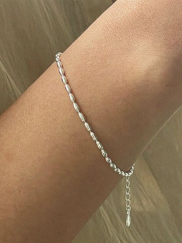 Silver 925 Slim Frank Bracelet - byweekend - Modalova