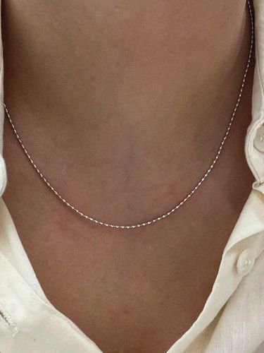 Silver 925 Slim Frank Necklace - byweekend - Modalova