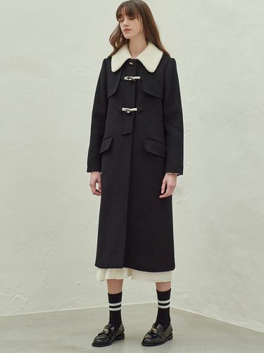 Cashmere Collar Duffle Coat (Black) - MITTE - Modalova