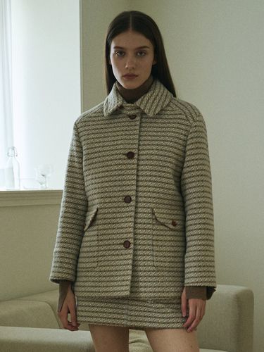 Beart Plaid Half Coat - TAV - Modalova