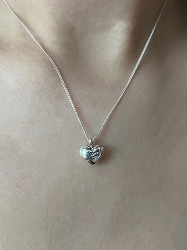 Heart Silver Necklace - LA PISCINE - Modalova