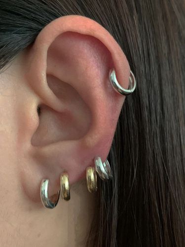 Silver Hoops - LA PISCINE - Modalova