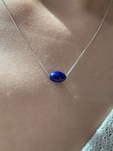 Rice Lapis-Lazuli Necklace_ 2 Colors - LA PISCINE - Modalova