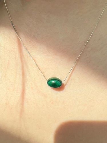 Rice Malachite Necklace_ 2 Colors - LA PISCINE - Modalova