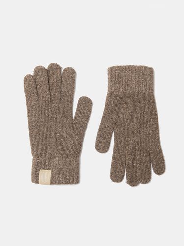 Basic Wool Gloves (G001_brown) - halden - Modalova