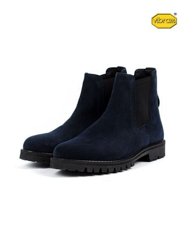 Mellow Suede Chelsea Boots_Navy - CUSTOMMOOD - Modalova