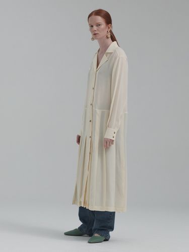 Pleats Long Shirt Dress - ETCH - Modalova