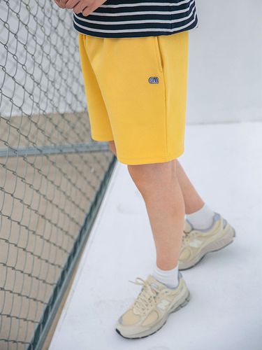 Color Double Cotton Sweat Shorts _ 4 Colors - alvinclo - Modalova