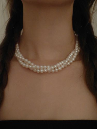 Amelie Pearl Necklace - ANDEZVOUS - Modalova