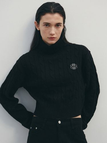 Nicole Turtleneck Twist Knit_Black - NICK&NICOLE - Modalova