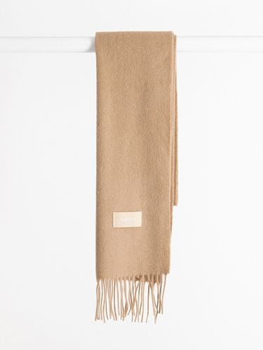 Wool Color Muffler (M007_beige) - halden - Modalova