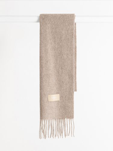 Wool Color Muffler (M007_light beige) - halden - Modalova