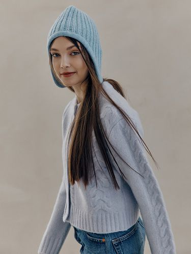 Standard Fit Soft Knit Hat_Blue - kotelo - Modalova