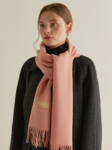 Wool Color Muffler (M007_pink) - halden - Modalova