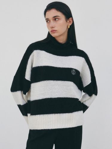 Nicole Color Block Knit_Black - NICK&NICOLE - Modalova