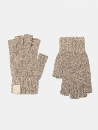 Wool Fingerless Gloves(G002_beige) - halden - Modalova