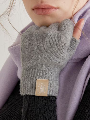 Wool Fingerless Gloves (G002_grey) - halden - Modalova