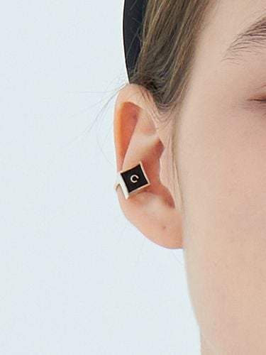 Card Dia Earcuff Earring - Black - PICOMENT - Modalova