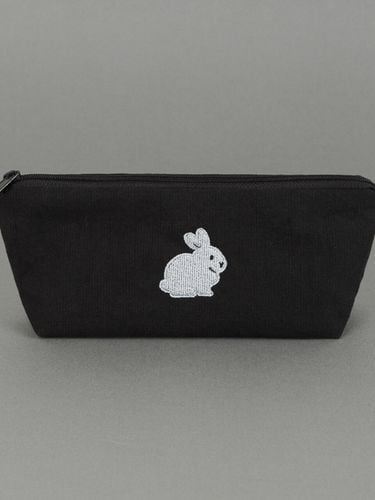 Boat Pencil Case_Happy Black Bunny - ALL NEW FRAME - Modalova