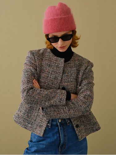 Classic Tweed Jacket - Pink - DEFIN - Modalova