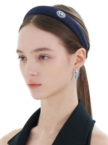 Logo Satin Hair Band - Navy - PICOMENT - Modalova