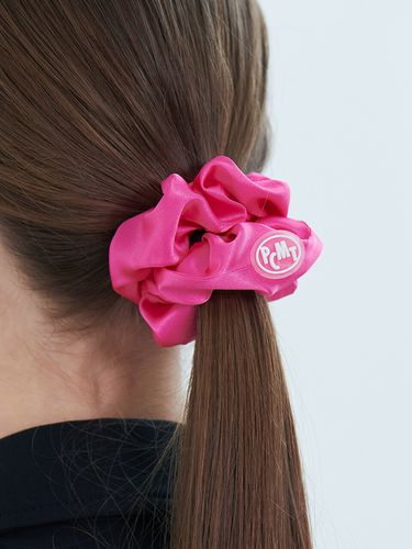 Logo Satin Scrunchie - Pink - PICOMENT - Modalova