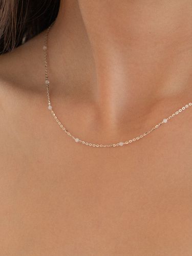 Silver925]Silver Dot Ball Necklace - Primaute - Modalova