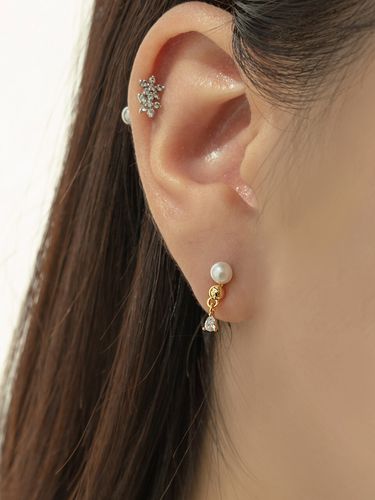 Double Round Earring - Primaute - Modalova