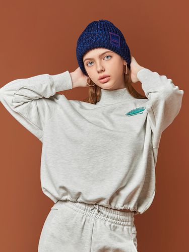 High Neck String Sweatshirt (3 Colors) - AKIII CLASSIC - Modalova