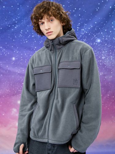 Fleece Hoodie Windbreaker Jacket [] - WAIKEI - Modalova