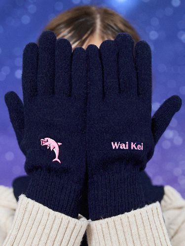 Dolphin Smart Touch Gloves [Navy] - WAIKEI - Modalova