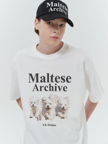 Maltese Archive T-Shirt_White - WAIKEI - Modalova