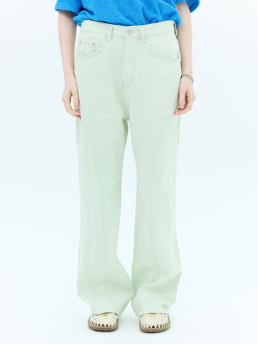 Cutting Line Color Denim _ Mint - WAIKEI - Modalova