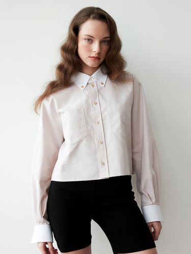 Crop Shirt _Beige - MUDIDI - Modalova