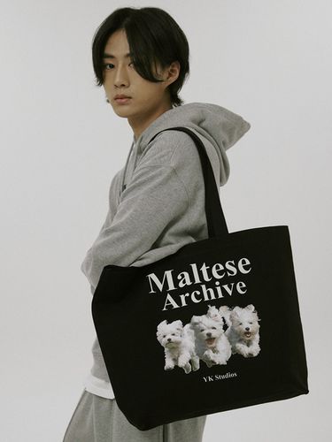 Maltese Archive Eco Bag _ Black - WAIKEI - Modalova