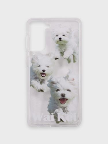 Maltese Friends Jelly Phone Case - WAIKEI - Modalova