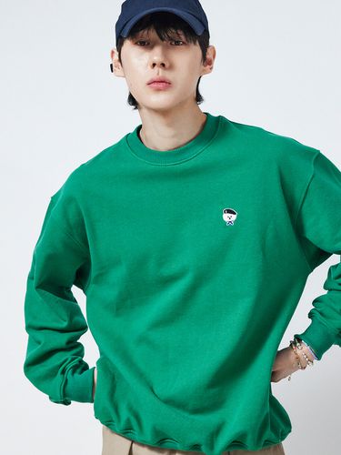 New Parisian Wappen Sweatshirt_Green - beyondcloset - Modalova