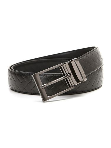 Casual Leather Belt _ Black - STCO - Modalova