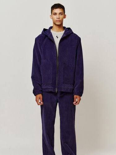 Corduroy Hooded Zip-Up Jacket _ - BDDN - Modalova