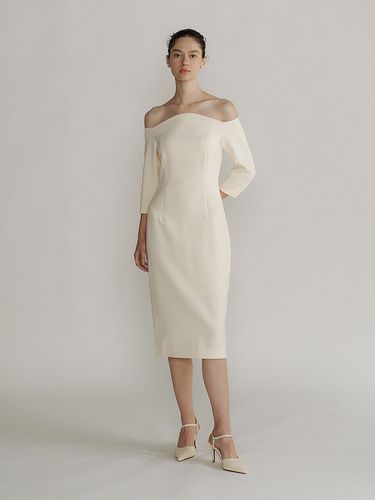 Off the Shoulder Dress - Lucirzu - Modalova