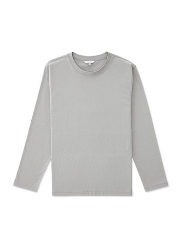 Round Long Sleeve T-Shirt (Gray) - STCO - Modalova