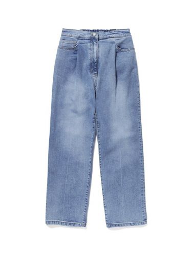 Woman] One-Tuck Baggy Jeans _ Blue - EPIGRAM - Modalova