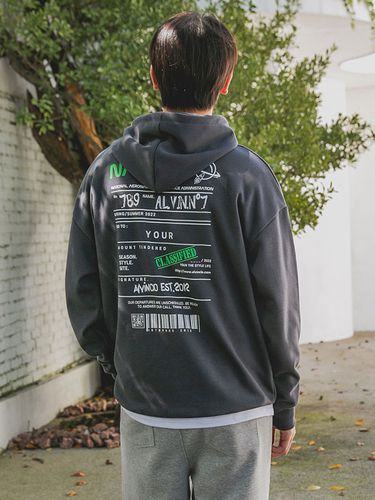 Nasa Classified Overfit Hoodie (3 Colors) - alvinclo - Modalova