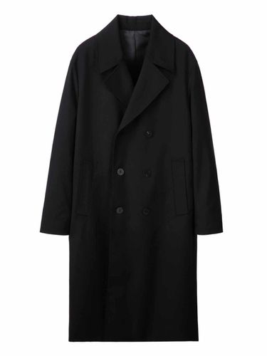 Semi Over Fit Wool Blended Double Trench Coat - TNGT - Modalova