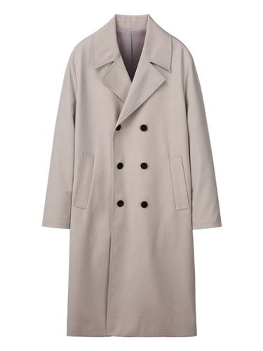 Semi Over Fit Wool Blended Double Trench Coat - TNGT - Modalova